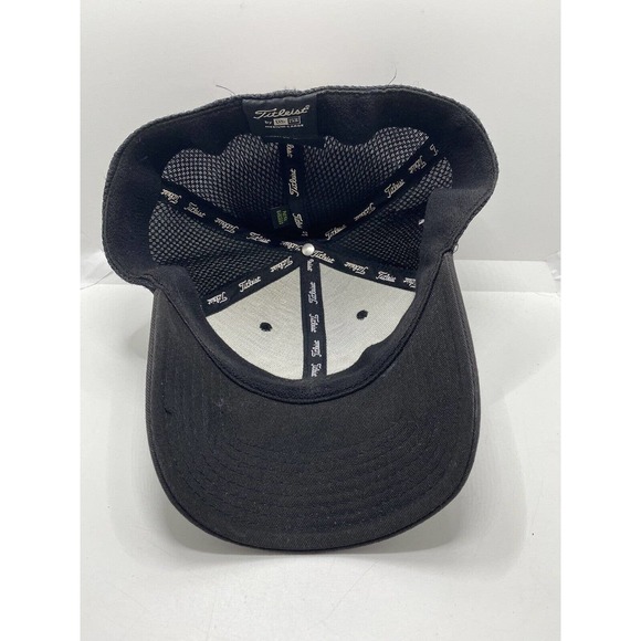 Titleist Pro V1 Tour Hat FJ Golf Black Baseball Cap One Size Medium/Large - Picture 7 of 8